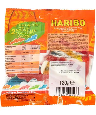 Haribo Croco Sachet 120 g - Buy Online on GoSupps.com