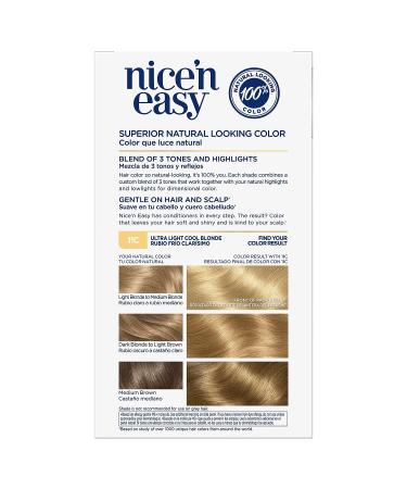 Clairol Nice'n Easy 11C Ultra Light Cool Blonde Hair Dye - 6.26 Fl Oz - Buy Online on GoSupps.com