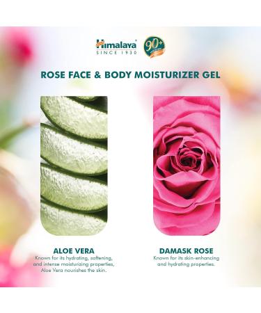 Himalaya Rose Face & Body Moisturizer Gel - 300ml - Buy Online on GoSupps.com