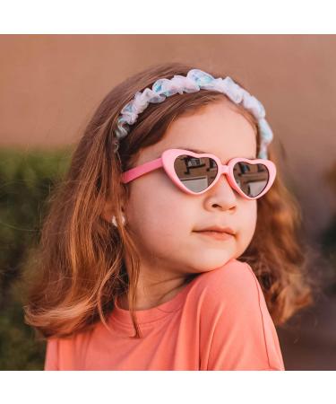 FROG SAC 4 Iridescent Ruched Headbands for Girls - Organza Hair Accessories - Cute Pastel Headband Pack for Kids and Teens - Birthday Party Favors - Buy Online on GoSupps.com