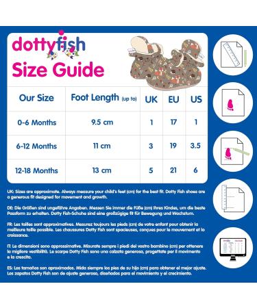 Dotty Fish Cotton Baby Booties with Suede Sole - Teal Fleece Safari Animals, 0-6 Months - Buy Online on GoSupps.com