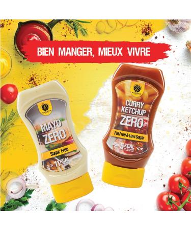 Rabeko Zero Sauce - Mayo 1 x 350 ml No Sugar and Low Fat - Healthy Low Carb Products with Less Calories and Fat for Salads  - Buy Online on GoSupps.com