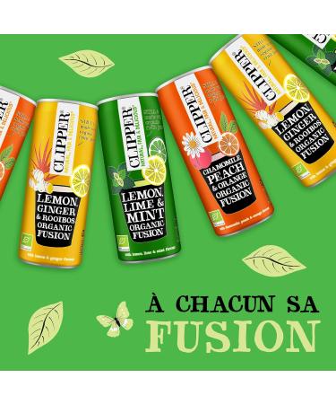 CLIPPER - Organic Refreshing Drink - Fusion Lemon Lime Mint - No added sugar - 25cl x 12 - Buy Online on GoSupps.com