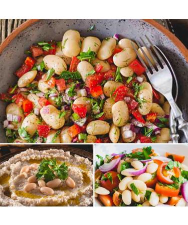 StoreHouse Foods Great Northern Beans 10 kg (22 lb) Non-GMO Raw Vegan Bulk A Favorite in Cooking for use in Soups and Stews Product of Canada - Buy Online on GoSupps.com