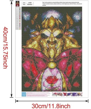 Grenric 5D Diamond Painting Kit - DIY Adult & Child Craft Puzzle Wall Decor Mural (Beast) 12x16 Inch - Buy Online on GoSupps.com