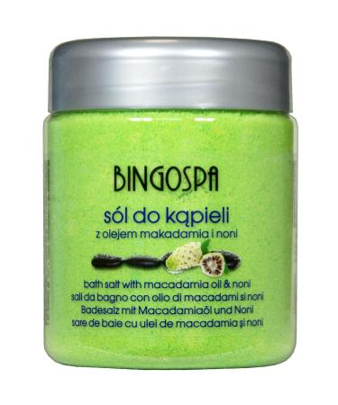 Bathing salt with Macadamia and Noni oil 580g