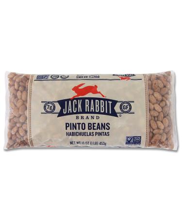 Jack Rabbit Pinto Beans 16 oz - Pack of 2 | Premium Quality Beans - Buy Online on GoSupps.com