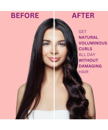 HIMU Heatless Hair Curler Set - Overnight Heatless Curls | Hair Curlers No Heat & Damage to Hair Heatless Curling Rod Headband Heatless Curlers for Long Hair & Short Heatless Curls Headband (Black) - Buy Online on GoSupps.com