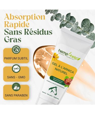 Gel et pommade de massage l'arnica anti-douleur et anti-inflammatoire naturel convient aux v g taliens parfait pour les ecchymoses les gonflements et les douleurs musculaires  - Buy Online on GoSupps.com