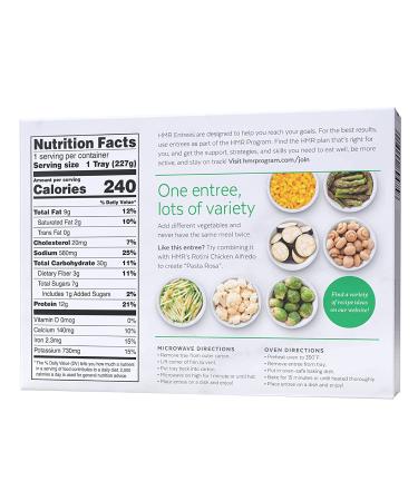 HMR Penne Pasta with Meatballs in Sauce - 6 Ready to Eat Meals (8 oz. Servings) - Buy Online on GoSupps.com