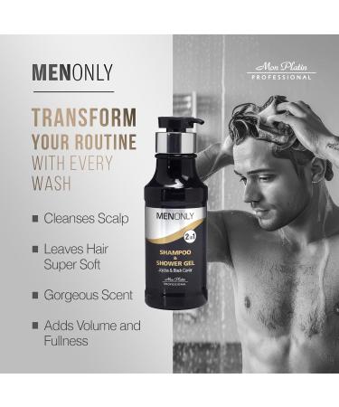 Mon Platin Men s Daily Shampoo Black Caviar & Jojoba Extracts Anti-Dandruff Volumizing & Refreshing 400ml - Buy Online on GoSupps.com