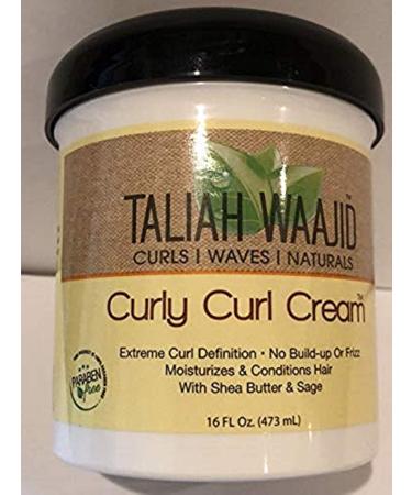 Taliah Waajid Curls Waves Natural Curly Curl Cream 16oz (T072)