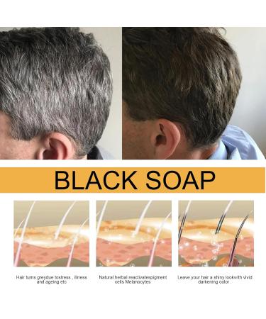 Buy Grey Reducing Shampoo Bar & He Shou Wu Extract Shampoo - Deep Cleansing for Thick Hair | International Shipping Available - Buy Online on GoSupps.com