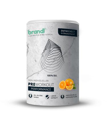 Brandl Pre-Workout Booster with Guarana Yerba-Mate Taurin powder EAA amino acids vitamin B6 arginine & citrullin |XXL 500G |Level 2 - Buy Online on GoSupps.com