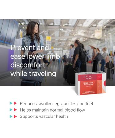 TRAVELSANA Long-Haul Circulation (30 Vegan Caps) + Sleep Well (10 Sticks) - Buy Online on GoSupps.com