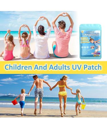 UV Recognition Stickers for Sunscreen | Color Change Sun Protection Stickers | Family Skin Safety Monitor - Buy Online on GoSupps.com