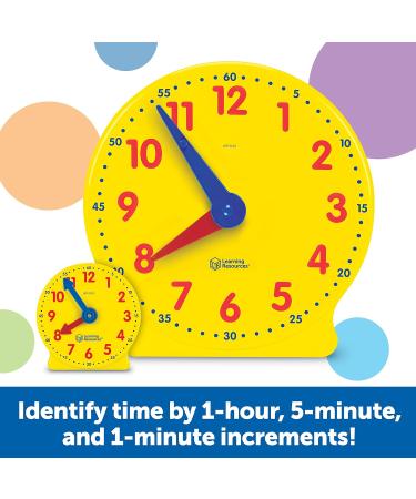 Buy Learning Resources Big Time Classroom Clock Set - Enhance Time-Telling Skills | Fast International Shipping - Buy Online on GoSupps.com