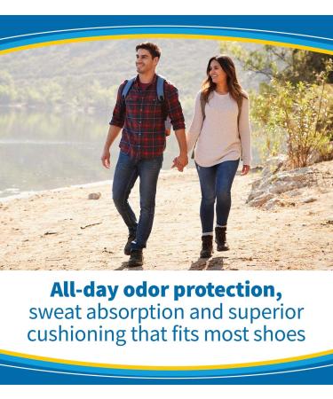 Dr. Scholl's Odor X Insoles with Activated Charcoal - Pack of 4 - Buy Online on GoSupps.com