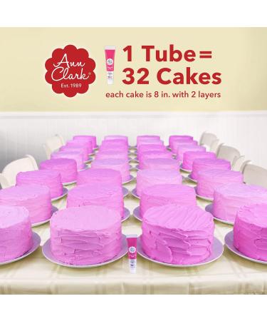 Ann Clark 7 oz. Food Coloring Gel Set - Professional-Grade, Made in USA (6 Colors) - Buy Online on GoSupps.com