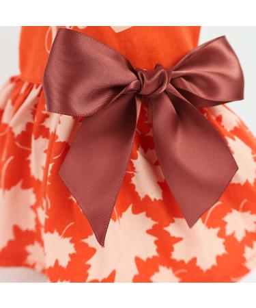 Fitwarm Holiday Dog Dress for Small Dogs and Cats | Thanksgiving Halloween Christmas New Year Birthday Costume | 100% Cotton | X-Small - Buy Online on GoSupps.com