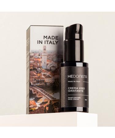 HEDONISTA HEDONISTA Men's Moisturizing Cream | Hydrates soothes and protects skin without leaving a greasy residue | Made in Italy