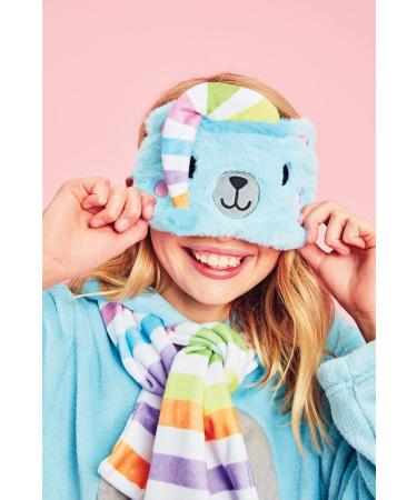 iScream Holiday Pals Polar Bear Satin-Lined Fleece Sleep Mask | International Shipping Available - Buy Online on GoSupps.com