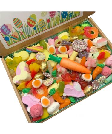EASTER Sweet box Pick N Mix Hamper Personalised Easter Sweet Box Hand made - Made to order Happy Easter Gift for Easter (430g) - Buy Online on GoSupps.com
