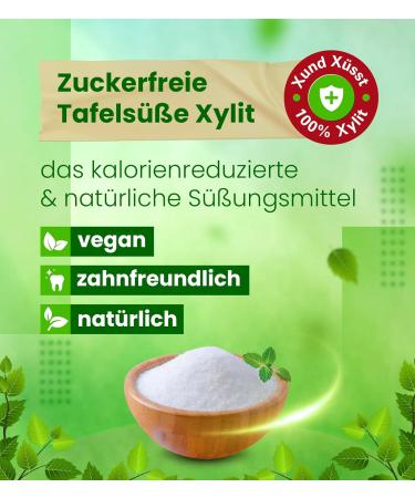 Buy 5kg Premium Xylitol Sugar - 5 x 1kg Bags | 40% Fewer Calories | Tooth-Friendly & Vegan | Sweet 1:1 Like Sugar - International Shipping Available - Buy Online on GoSupps.com