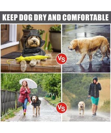 Waterproof Dog Coat with Hood & Reflective Features | Mosucoirl for Small to Medium Dogs - Navy - Buy Online on GoSupps.com