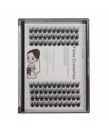 Bodermincer 84 Cluster D Curl Natural Style Eyelashes 12MM - Professional Makeup Fake False Eyelashes - Buy Online on GoSupps.com