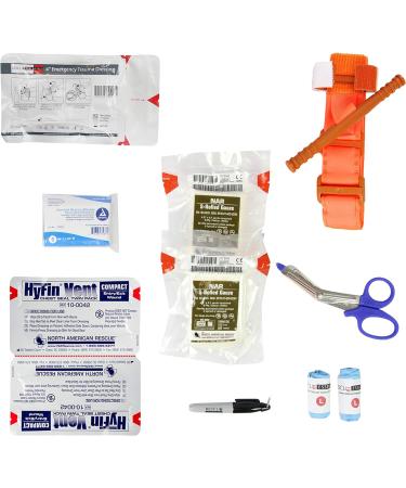 Stop The Bleed Dual Kit - Public Access Bleeding Control IFAK in AED Cabinet-Sized Red Case - Buy Online on GoSupps.com