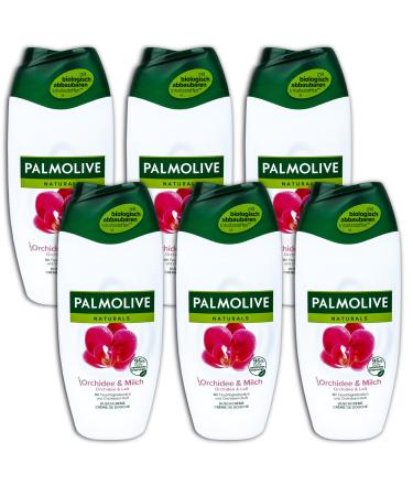 CP GABA 20097 Hamburg Palmolive shower gel cream shower Naturals orchid and milk 6 x 250 ml 6 pieces