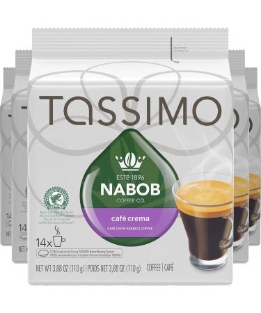 Tassimo Nabob Espresso Single Serve T-Discs 110g (5 Boxes of 14 T-Discs) & Nabob Caf Crema Coffee Single Serve T-Discs 110g (5 Boxes of 14 T-Discs) Coffee + Nabob Caf Crema Coffee Espresso 14 Count (Pack of 5) - Buy Online on GoSupps.com