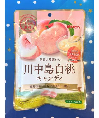 Atrion Seika Kawanakajima White Peach Candy 2.5 oz (70 g)