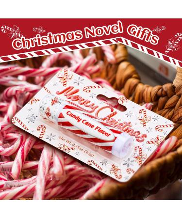 25 Pack Christmas Peppermint Flavor Lip Balms Gifts Bulk Christmas Party Stocking Stuffers Small Thank You Appreciation Gifts for Women Men Staff Coworkers Employee Homeless Candy Cane 25 - Buy Online on GoSupps.com