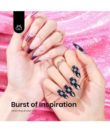 Beetles Chrome Nail Powder Kit - 8 Colors for Holographic Manicure - Buy Online on GoSupps.com