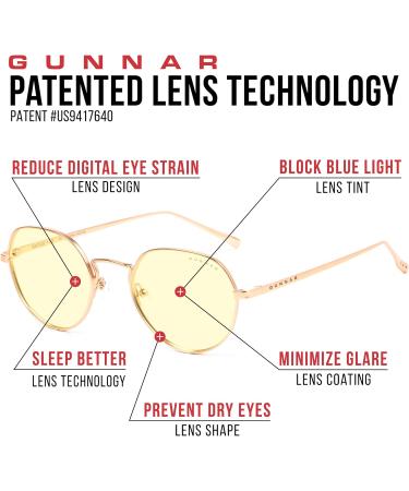 Buy Gunnar Infinite Gaming Glasses - Amber Lens 65% Blue Light Protection & UV Filter | Premium Blue Light Filter Glasses for Gamers - Buy Online on GoSupps.com