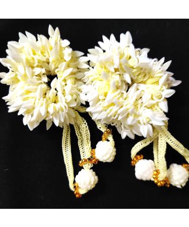 Set of 10 Artificial Hair Gajra Bands - Perfect for Traditional Hair Accessories - Buy Online on GoSupps.com