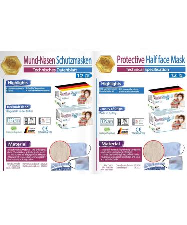 Veova 2x Fine Dust Masks - Washable & Reusable Respirator Mouth Masks (Up to 30 Uses) | International Shipping Available - Buy Online on GoSupps.com