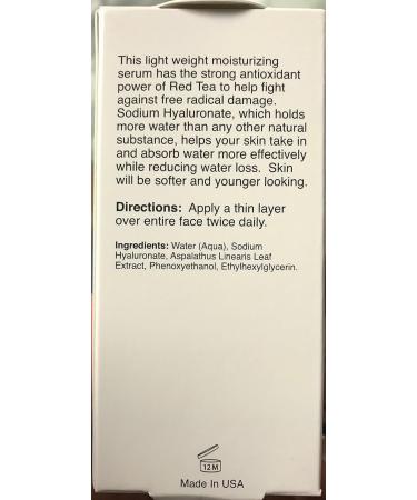 Buy Jolie Red Tea Moisturizing Serum with Sodium Hyaluronate - 1 oz. | Fast International Shipping - Buy Online on GoSupps.com