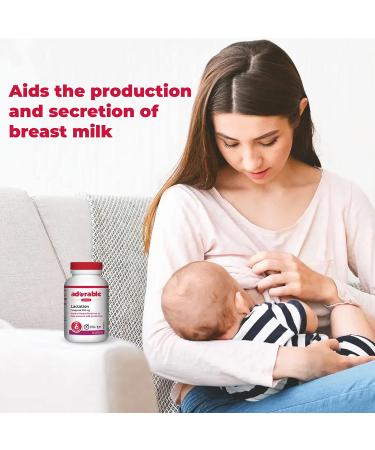 Wampole Adorable Lactation with Fenugreek Breast Milk Production 90 capsules - Buy Online on GoSupps.com