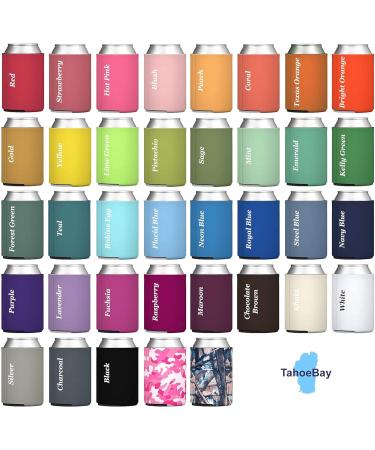 TahoeBay Bulk Can Coolers (100-Pack) - Sage Foam Sleeves for Events and Parties - Buy Online on GoSupps.com