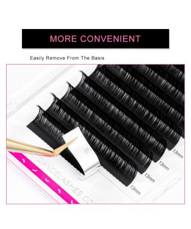 TDANCE Premium D Curl Eyelash Extensions 0.05mm + Ellipse Flat Lashes 0.15 D Curl 8-15mm - Mixed Lengths - Buy Online on GoSupps.com