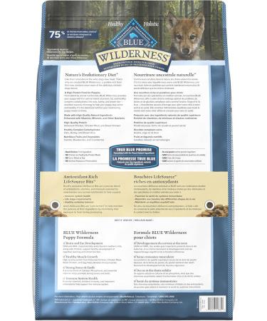 Blue Buffalo Wilderness More Meat & Wholesome Grains Natural Dry Puppy Food Chicken 24lb Puppy More Meat Wholesome Grains - Buy Online on GoSupps.com