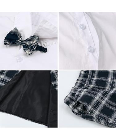 Mint Green Baby Boys Gentleman Suit Set | Navy Plaid | 2-3 Years - Buy Online on GoSupps.com