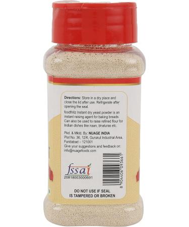 Foodfrillz Instant Dry Yeast 100g - Active Dry Yeast for Baking & Dough Raising - Buy Online on GoSupps.com