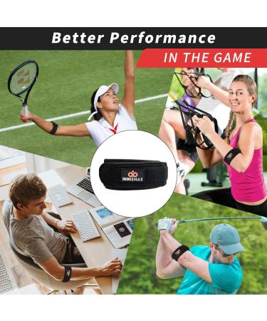 Indeemax Adjustable Compression Elbow Bandage for Men & Women | Pain Relief for Tennis & Golfer's Arm - Ideal for Tendonitis & Arthritis - Buy Online on GoSupps.com
