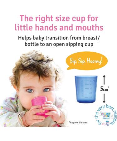 Buy Babycup - 100% Recyclable & Biodegradable First Drinking Cups for Kids | BPA-Free 4 Pack Multi-Colored - Buy Online on GoSupps.com