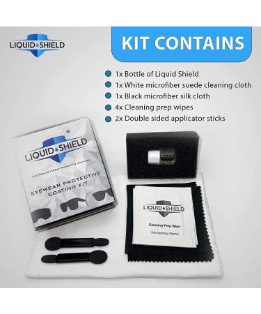 Protective Eyewear Coating Kit | Lens Cleaner with Microfiber Cloth | Prevents Scratches on Glasses & Sunglasses - Buy Online on GoSupps.com