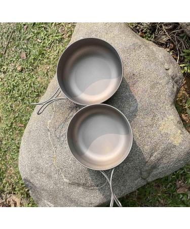 Tentock Titanium Bowls Set - 500ml + 600ml - Ultralight Camping Cookware - Buy Online on GoSupps.com